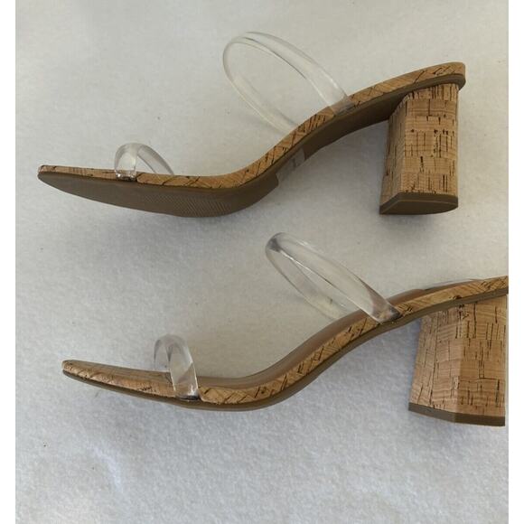Dolce Vita Halsty Sandal Clear Straps Size 11 Womens Slip on Heel New in the Box - Picture 4 of 8
